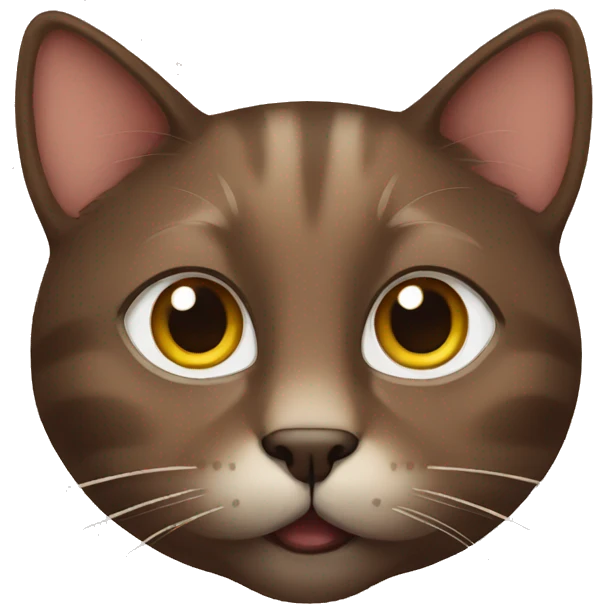 brown cat emoji
