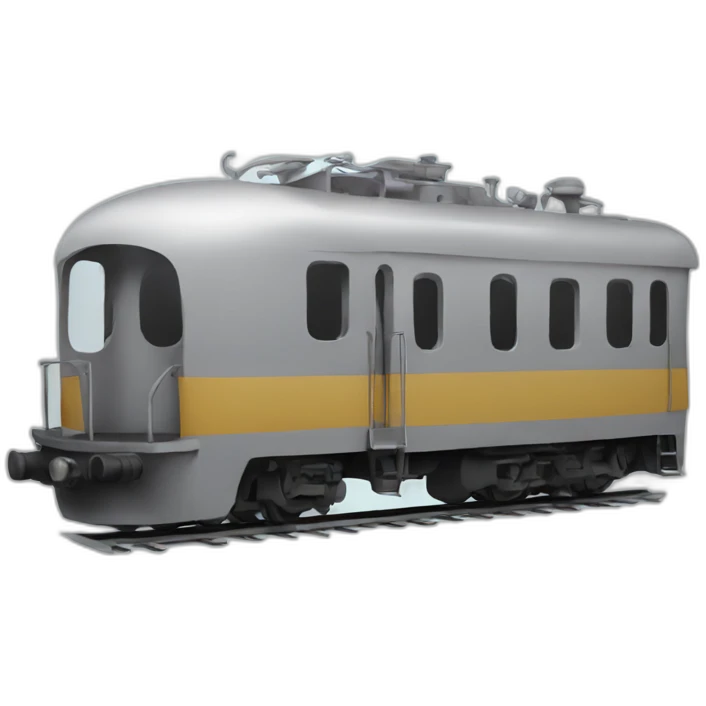 train with a face emoji