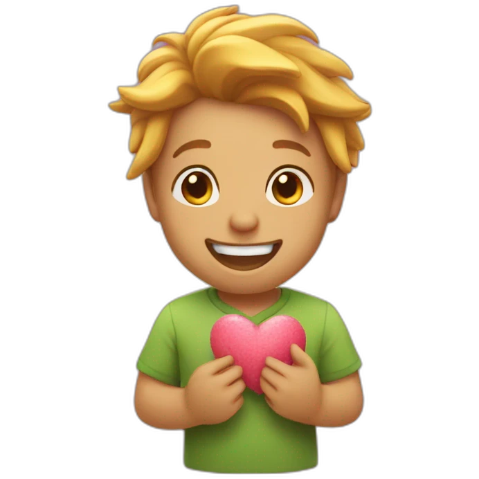 Corazón feliz emoji