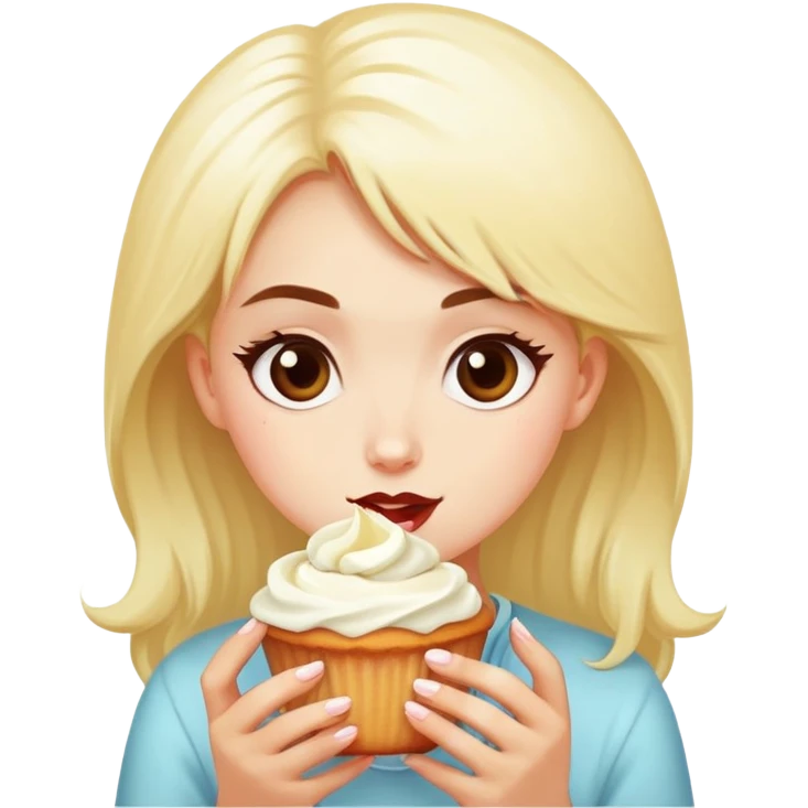 vanilla muffin girls emoji