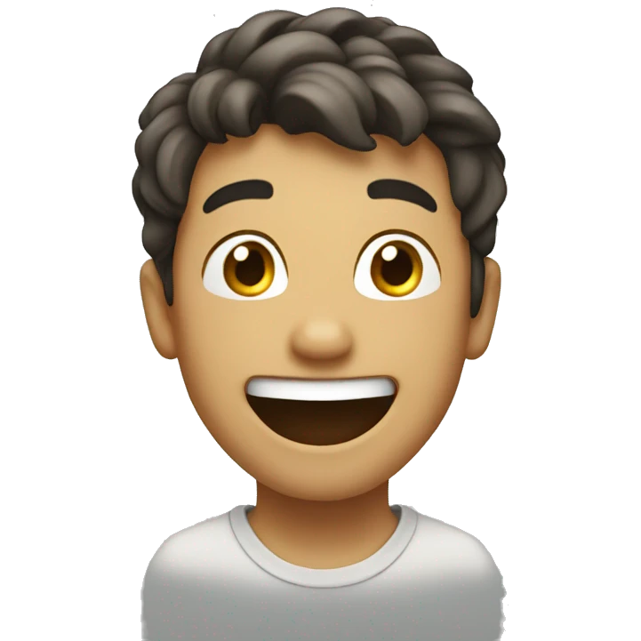 boy laugh emoji