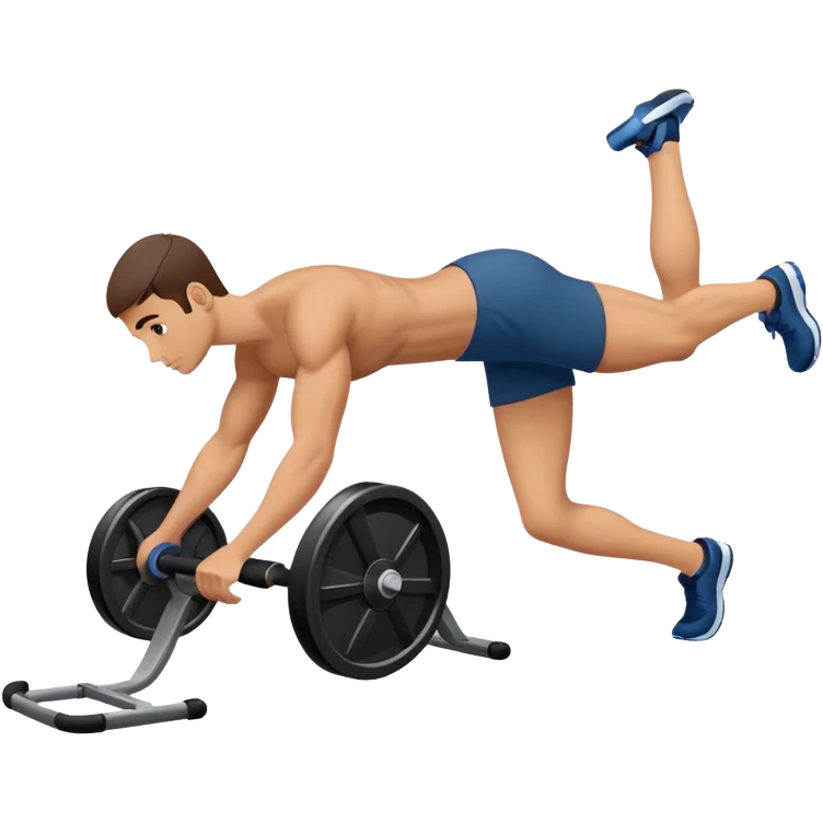 ab wheel exercise emoji