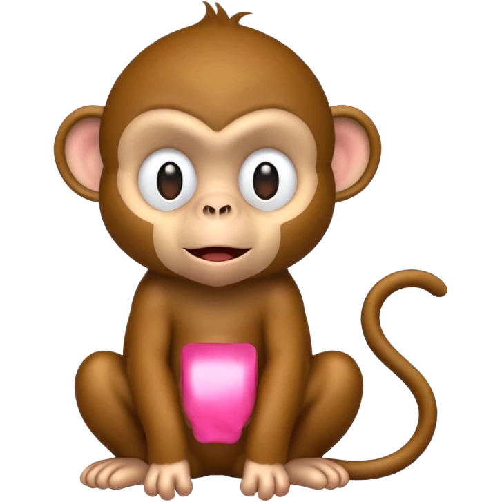 Monkey pooping emoji
