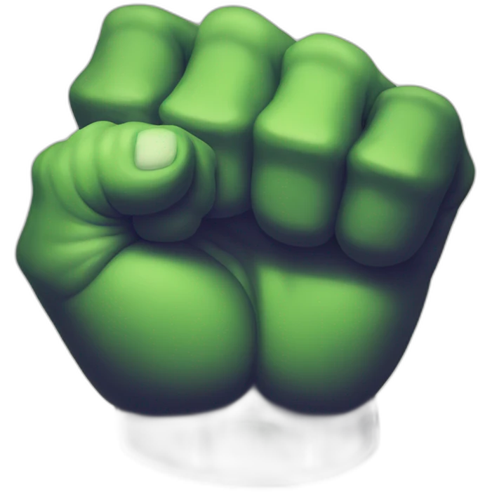 Hulk fist emoji