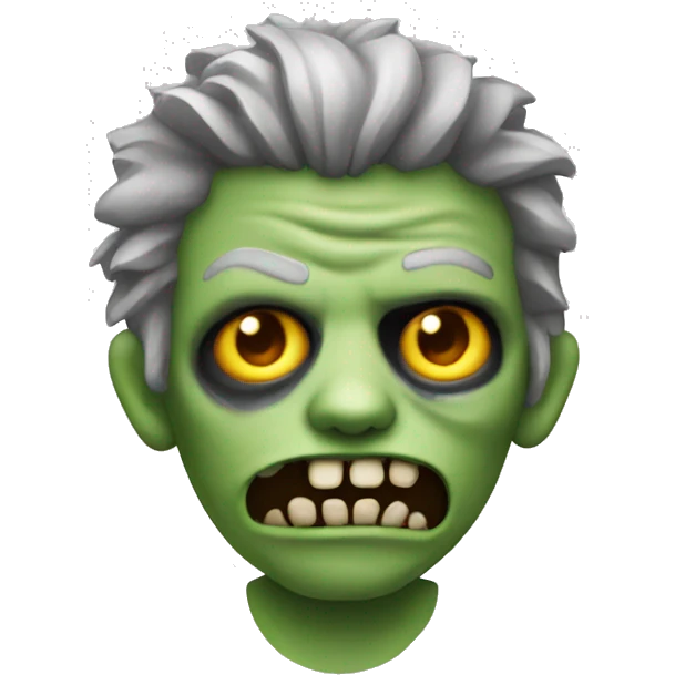 Rockstar zombie emoji