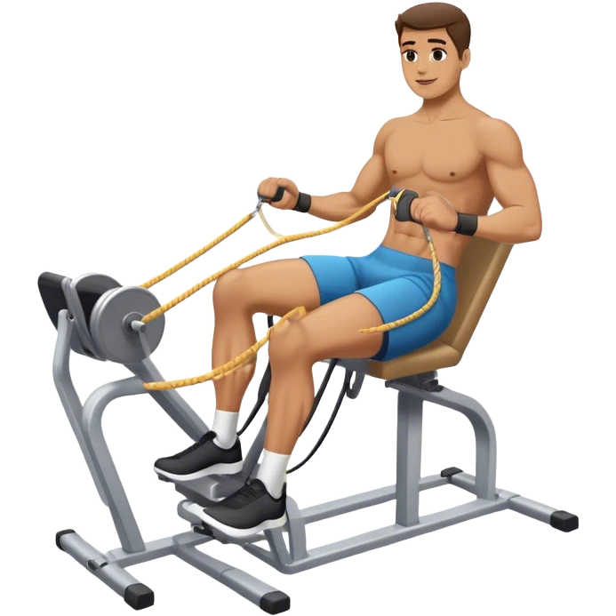 man leg-cable-machine-hip-abduction exercise emoji