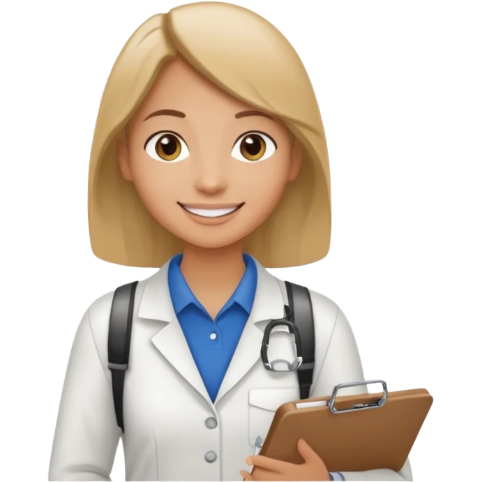 Student Leader + clipboard, Tour Group. emoji