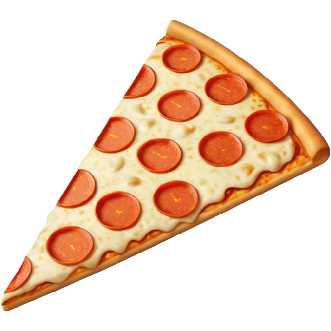 triangular pizza with an obtuse angle emoji