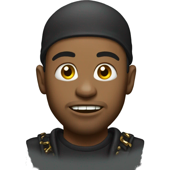 thug with gold grills  emoji
