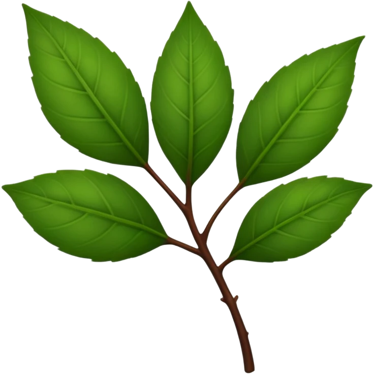 convert the green colour stem part into dark brown colour emoji