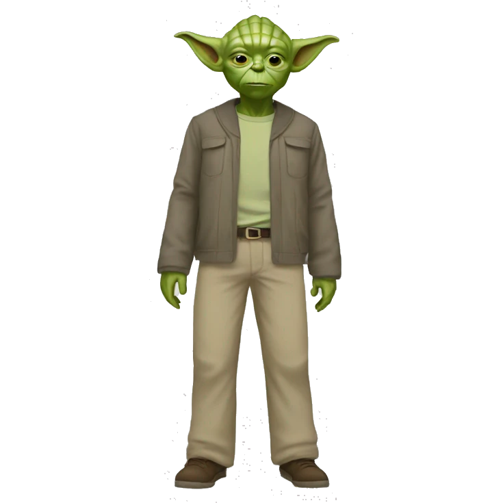 Andrew Tate with yoda pants emoji