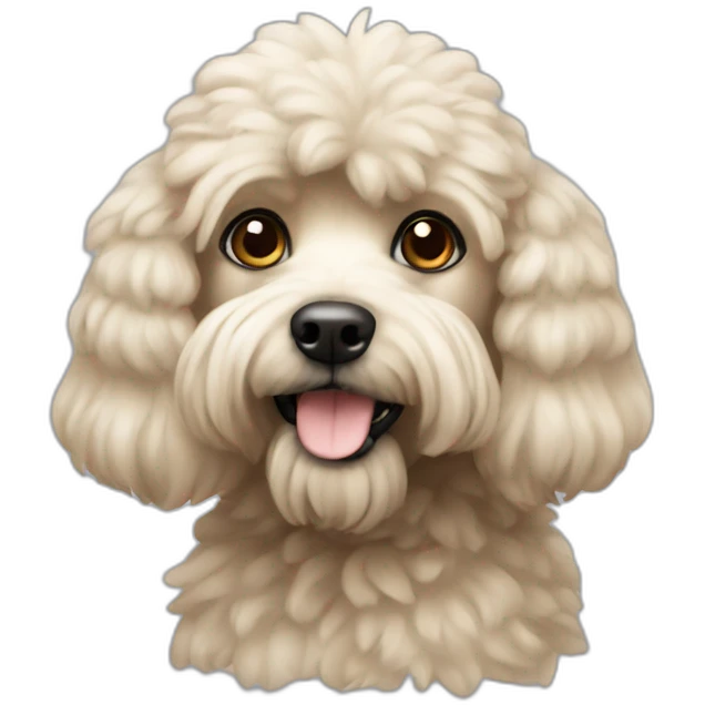 caniche enojado emoji