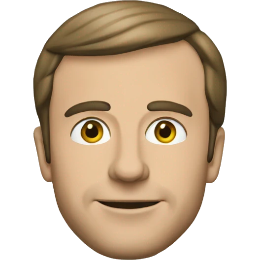 macron en cour de français  emoji