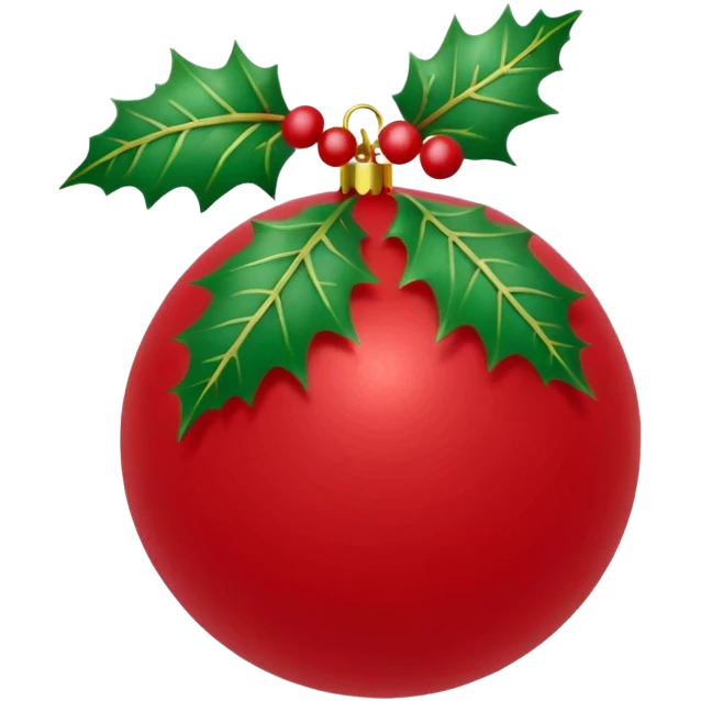 pilates ball christmas color emoji