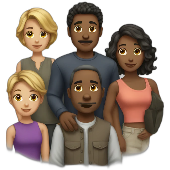 5 people emoji