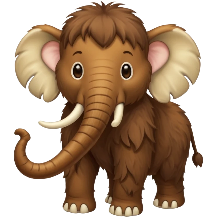 baby mammoth emoji