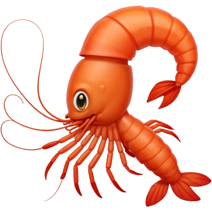 shrim learning (animation style) emoji
