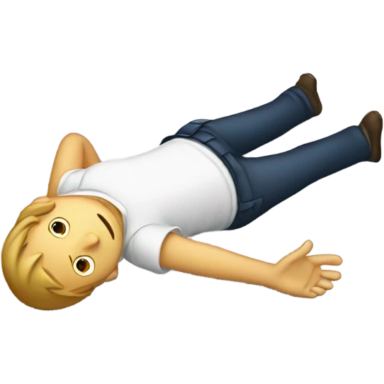 BLying on ground emoji