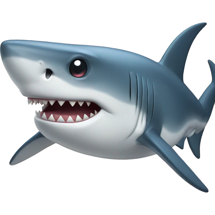 shark with tophat" emoji