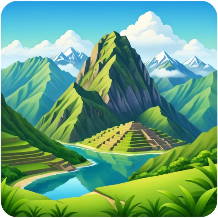 Peru landscape emoji