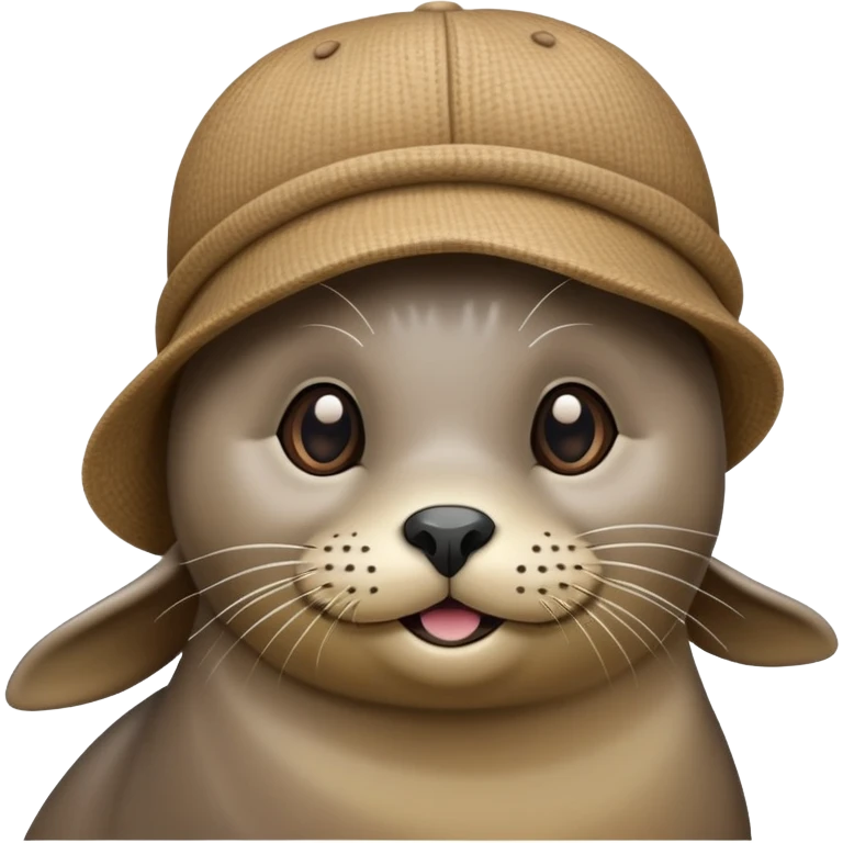 Seal with a hat emoji