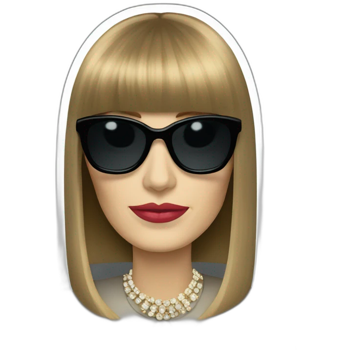 Anna wintour ghost emoji