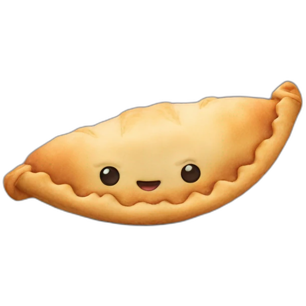 timid face empanada emoji