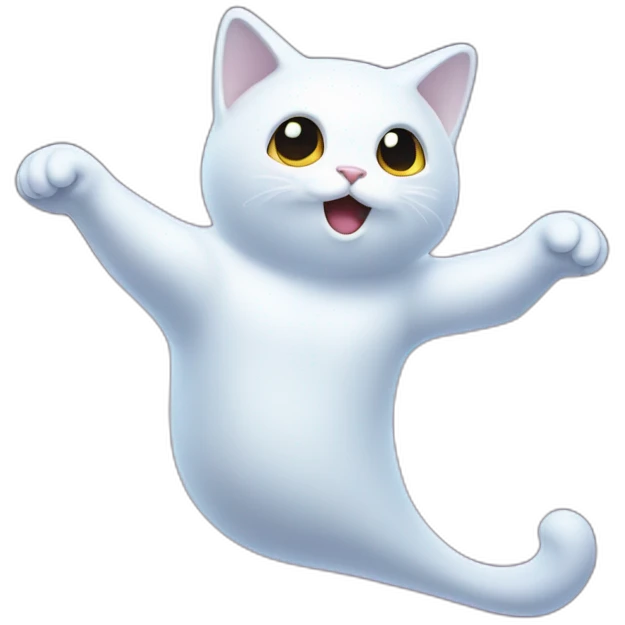 ghost-floating-in-the-air-kitty emoji