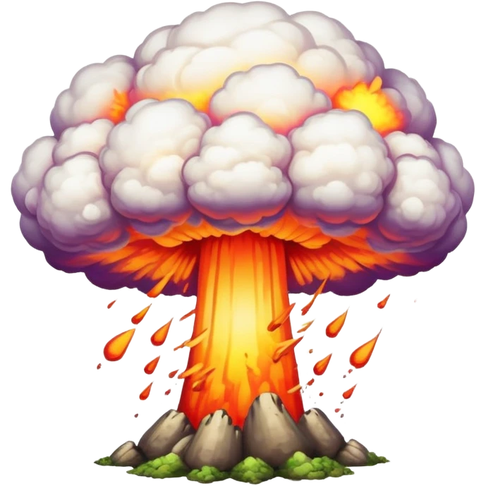 Nuclear explosion  emoji