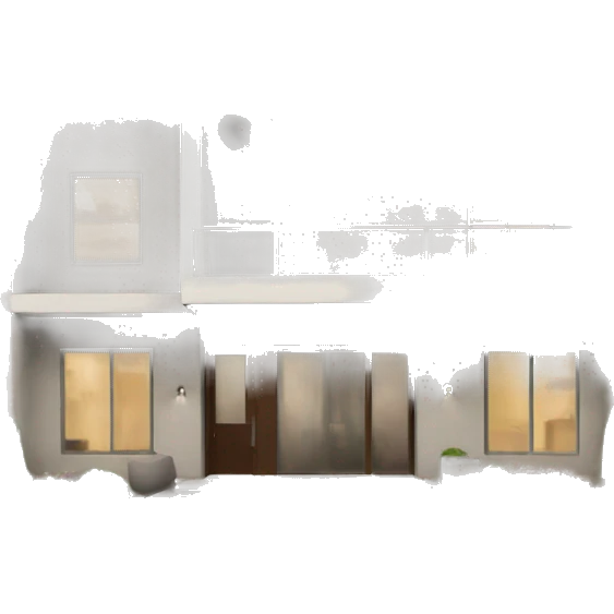 Contemporary modern looking home emoji