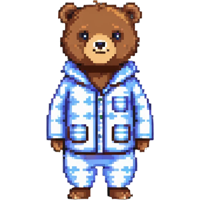 bear in pajamas emoji