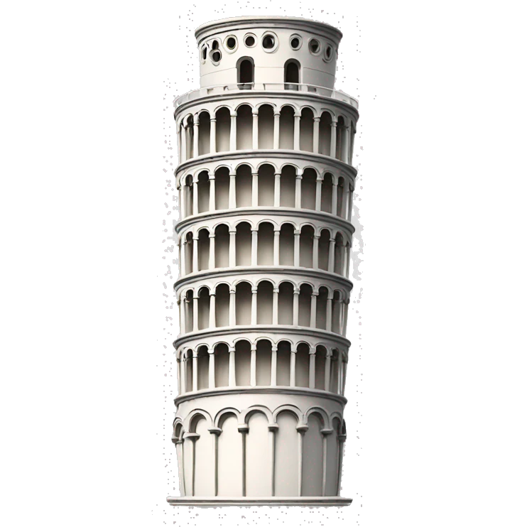 Leaning tower of pisa  emoji