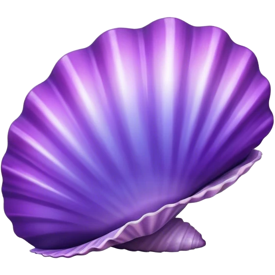 perple gradient sea shell emoji