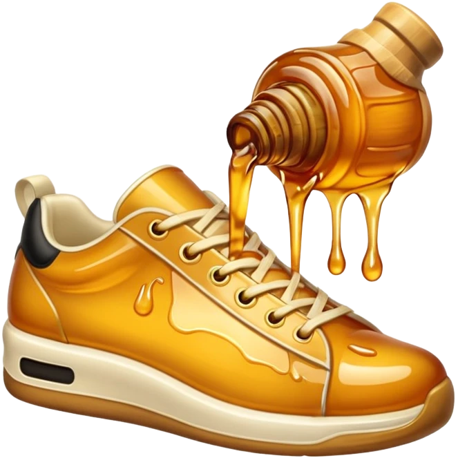 Sneakers made of honey  emoji