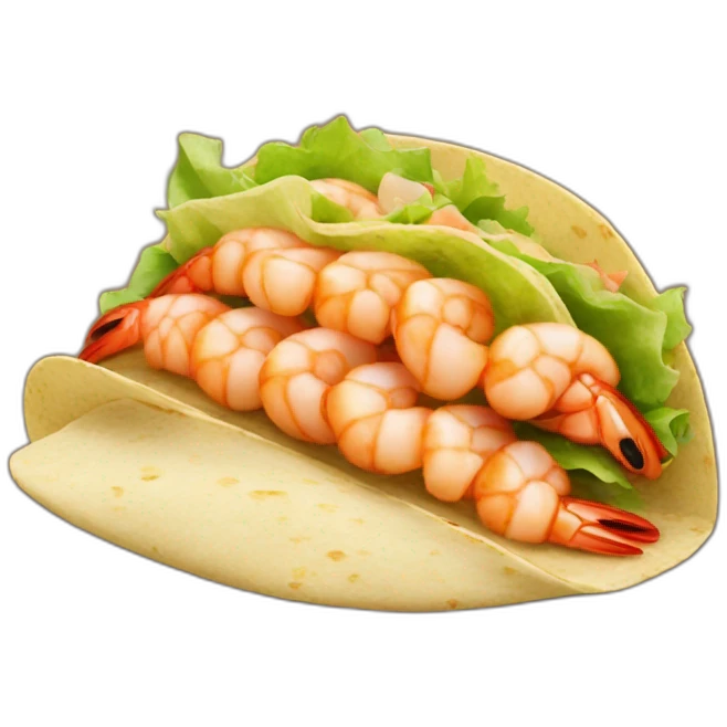 shrimp taco emoji