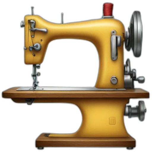 A sewing machine emoji