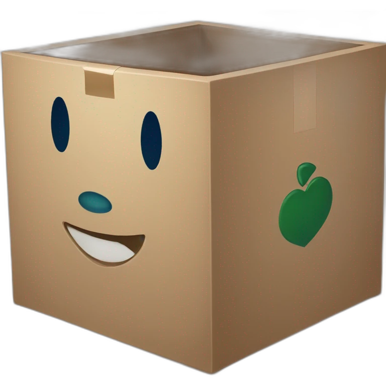 Charity box emoji