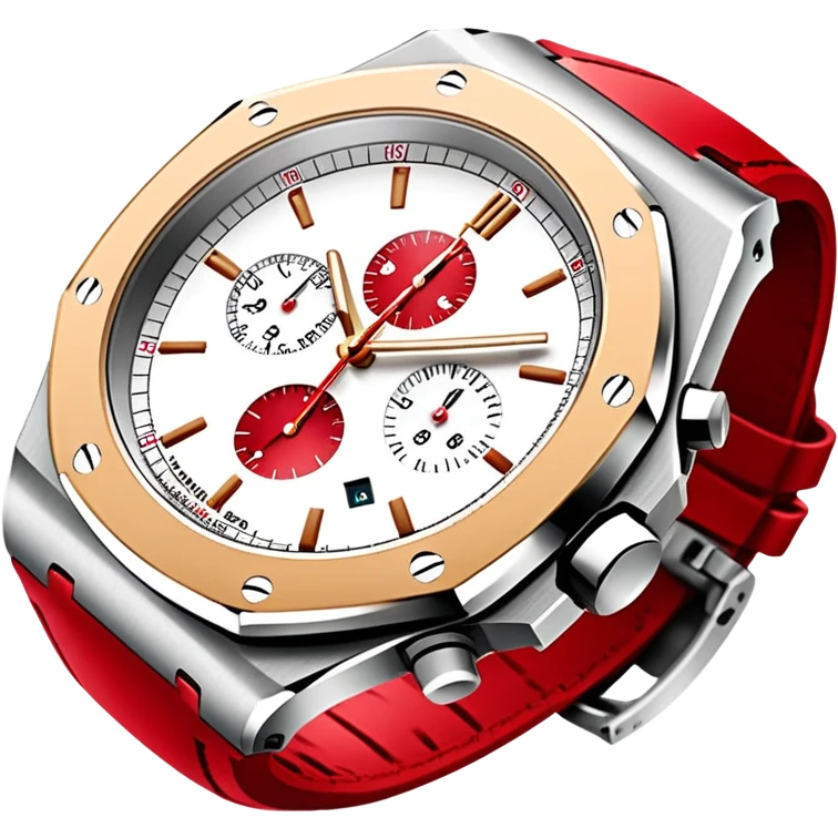 Audemars pigiet Watch style Apple emoji emoji