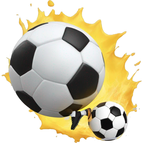 an oreo kicking a soccer ball emoji
