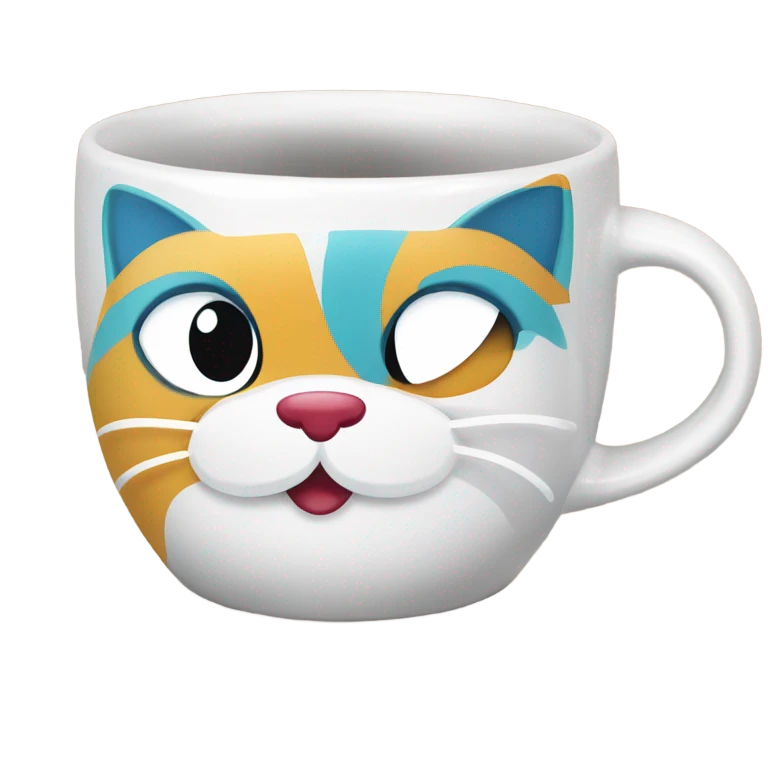 Cute coffee mug  emoji