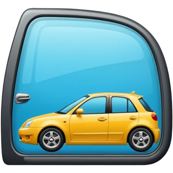 car side door glass  emoji