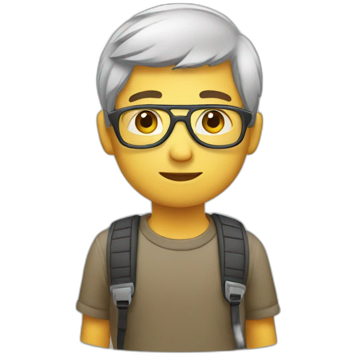 Calm Student emoji