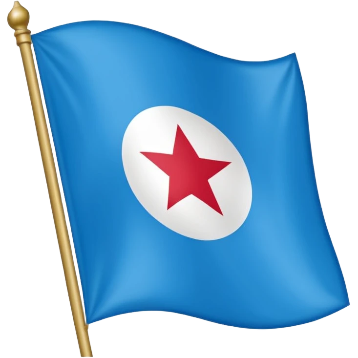 Vorrei creare una piccola bandiera per un emoji una bandiera del Napoli con i suoi colori e la sua N particola in modo che si capisca che sia del Napoli emoji