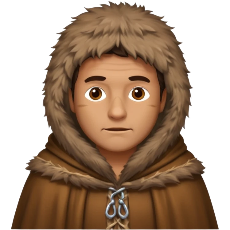 fur cloak stone age emoji