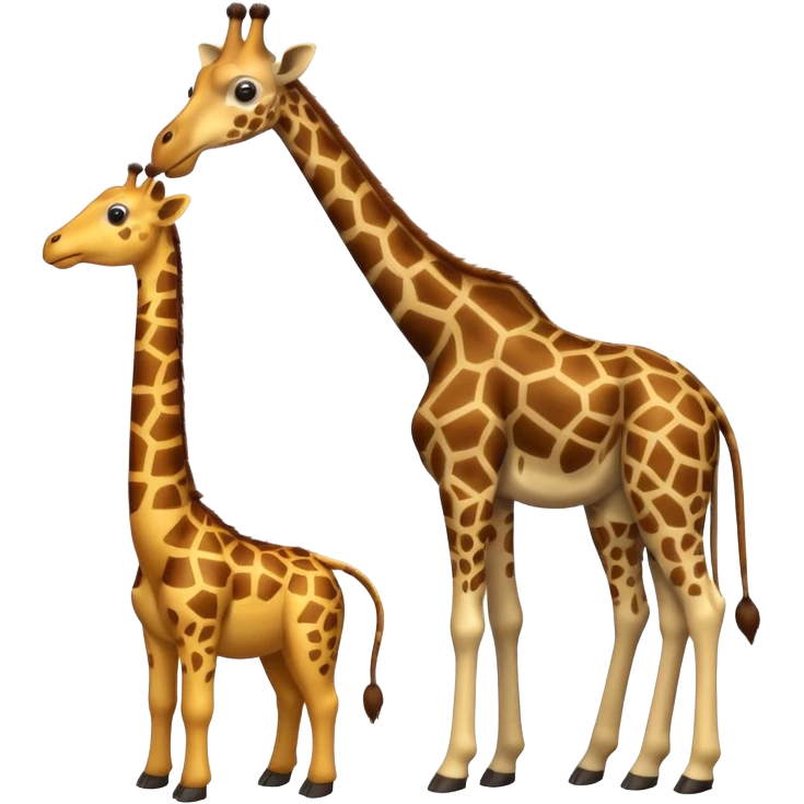 giraffe + monkey emoji