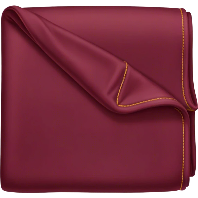  folded blanket Burgundy emoji