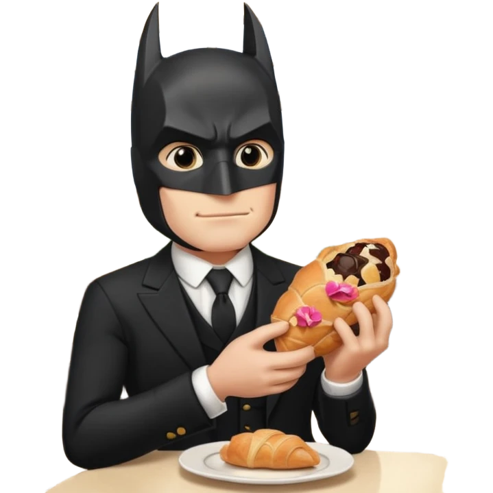 Batman au bistrot  emoji
