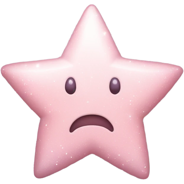 pale pink star sparkle emoji
