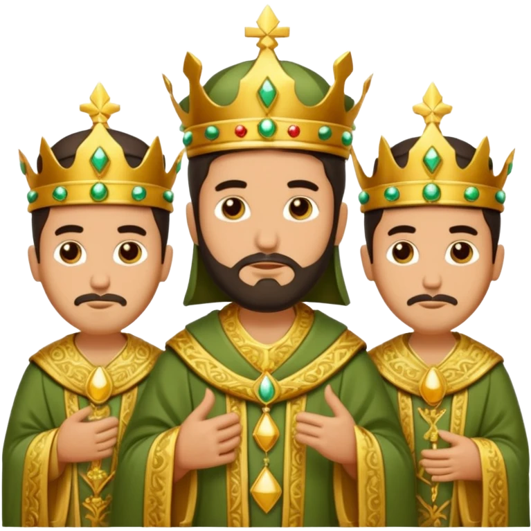 non the three wise man, king emoji