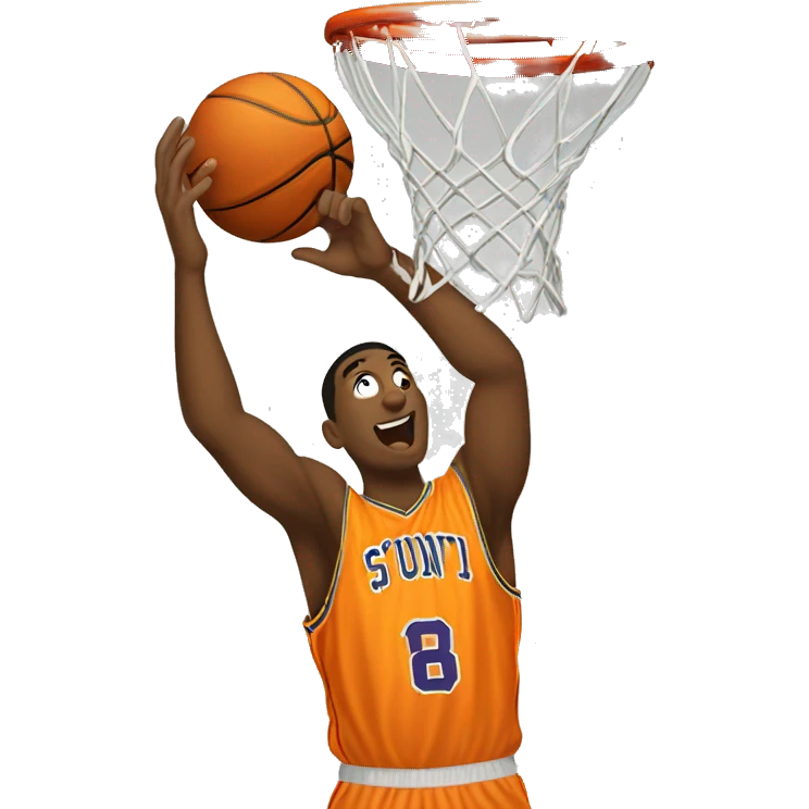Dunk basketball palyer emoji